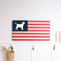 Dog American Flag