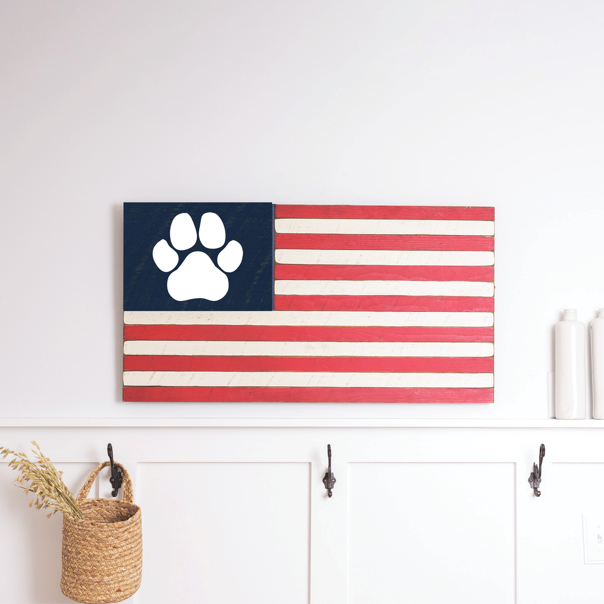 Paw American Flag
