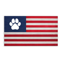 Paw American Flag
