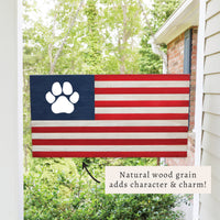 Paw American Flag