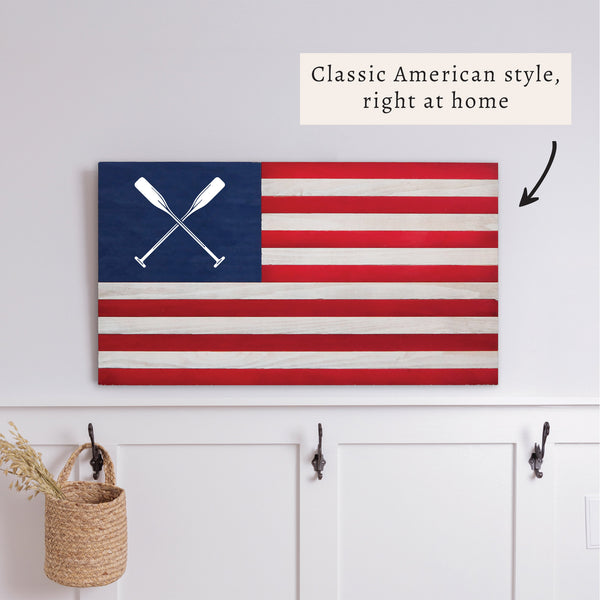 Oars American Flag