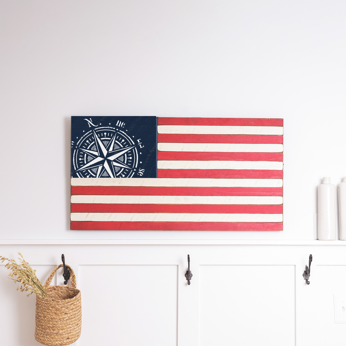 Compass American Flag