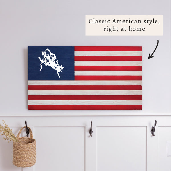 Lake Winnipesaukee American Flag