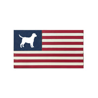 Dog American Flag