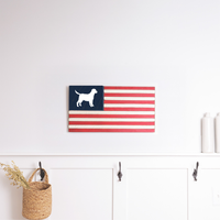 Dog American Flag