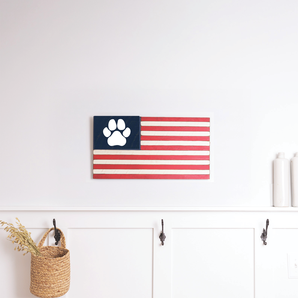 Paw American Flag