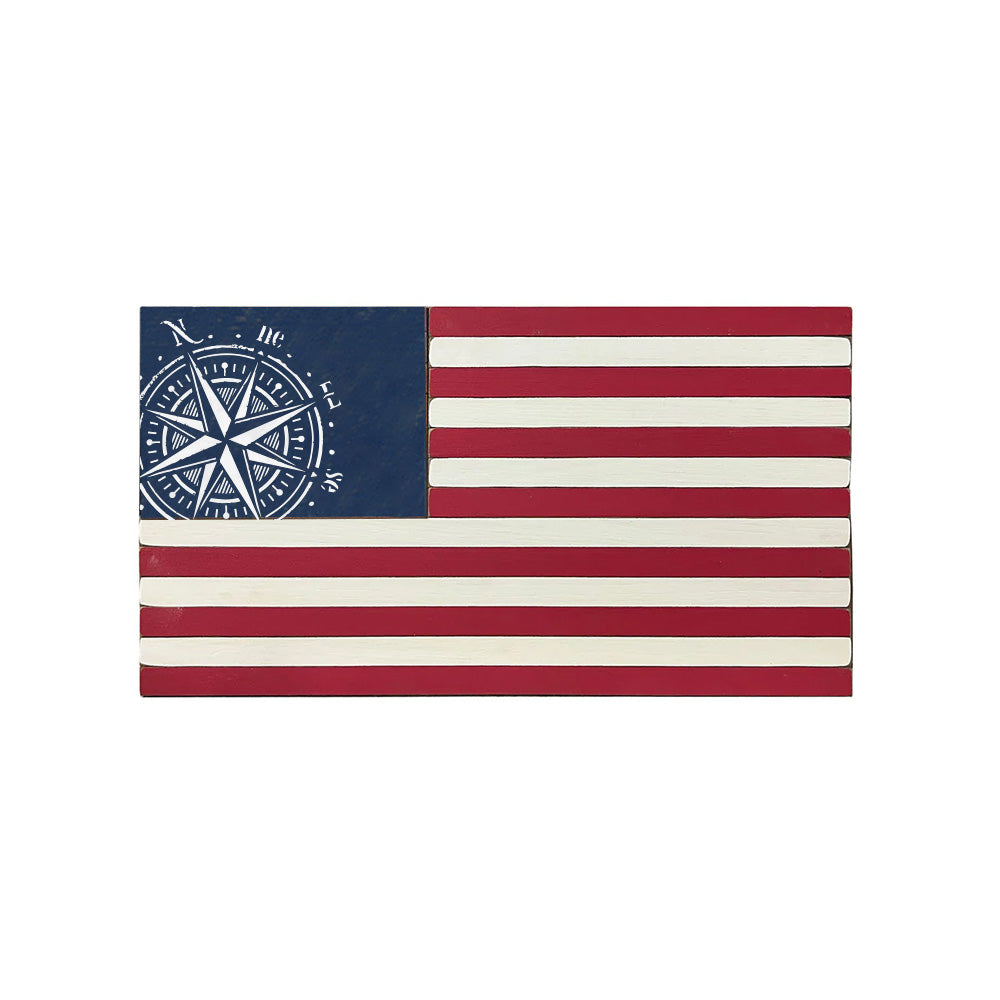 Compass American Flag