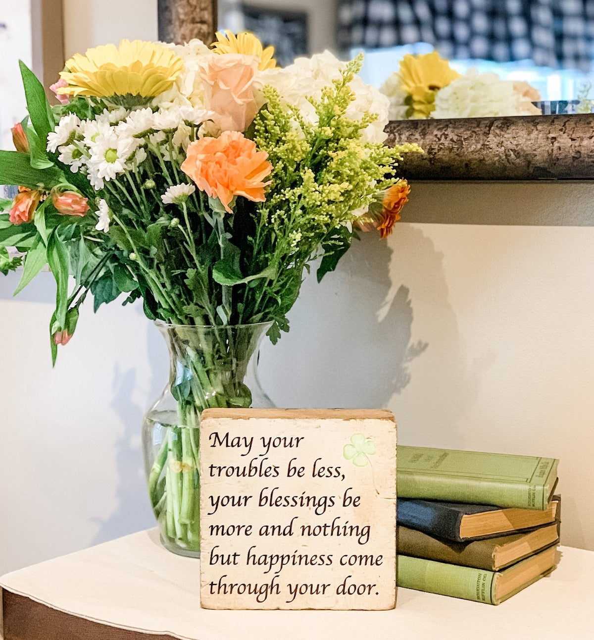 Blessings Decorative Wooden Block