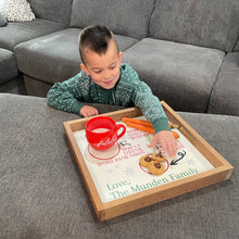Load image into Gallery viewer, Personalized Dear Santa Wooden Serving Tray
