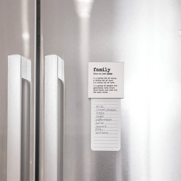 Family Noun Wooden Magnet