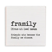 Framily Wooden Magnet