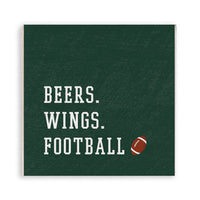 Beers. Wings. Football Magnet