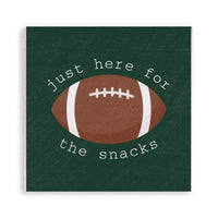 Football Here For The Snacks Magnet