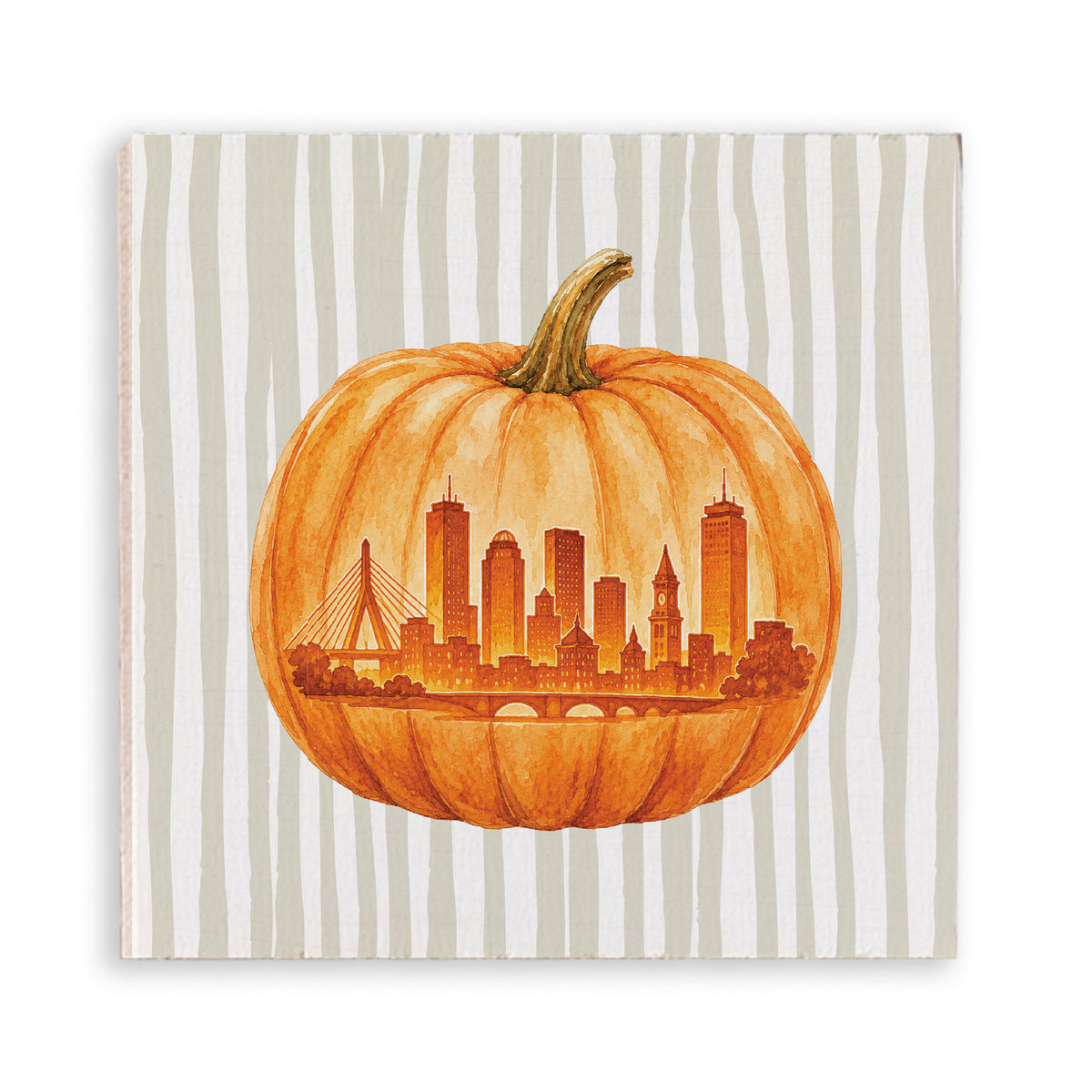 Boston Jack-O-Lantern Magnet