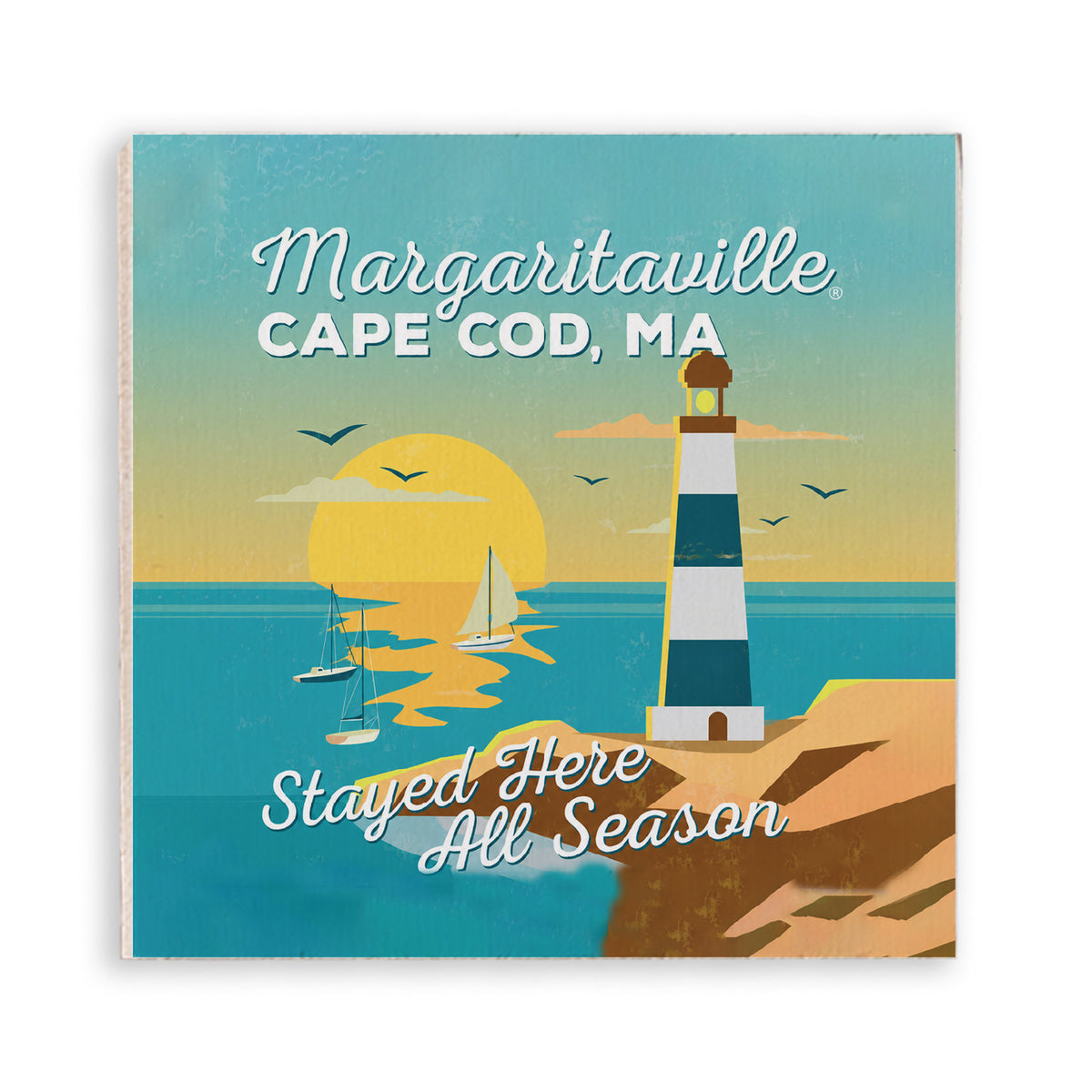 *Cape Cod Stayed Here All Season Magnet