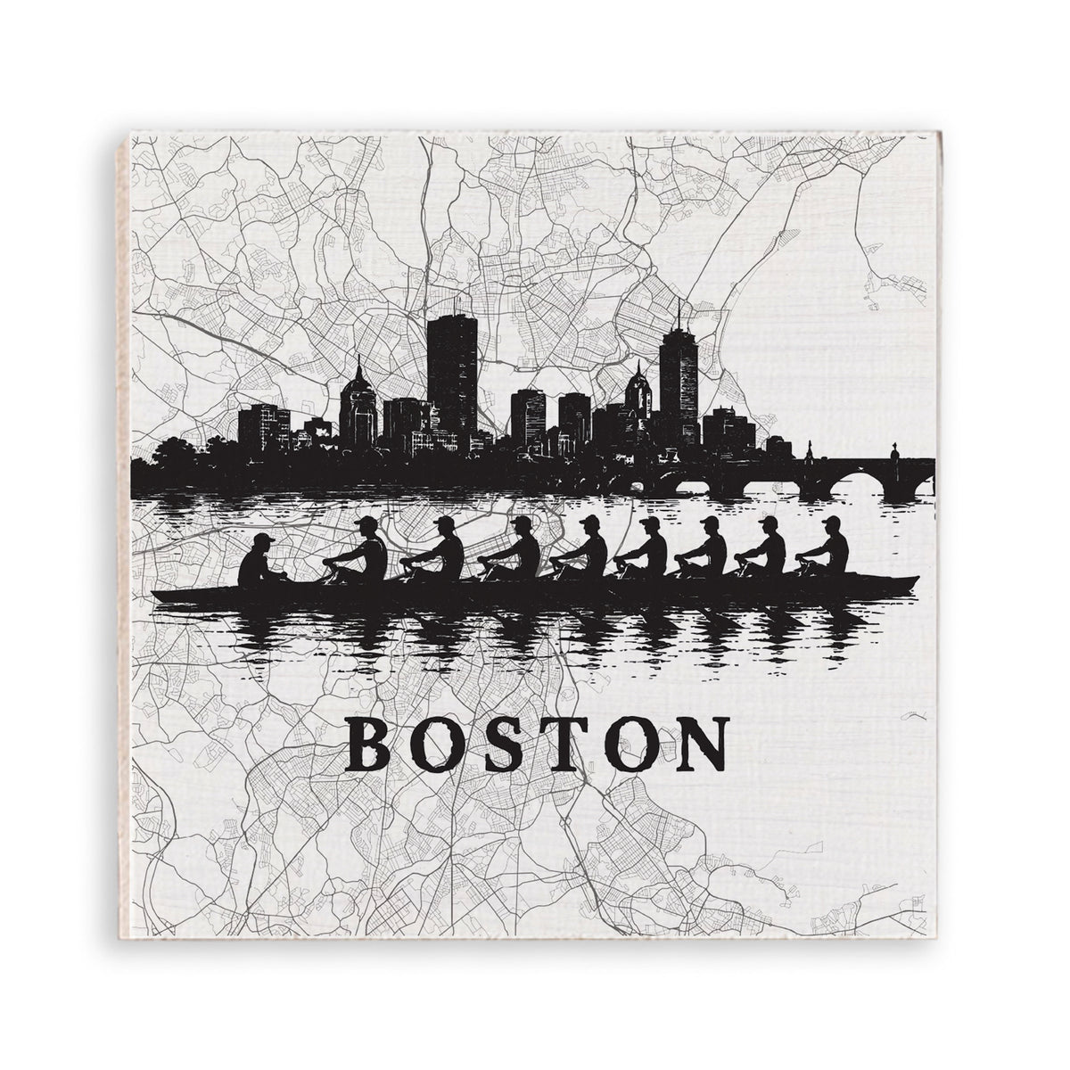 Boston Crew Skyline Magnet