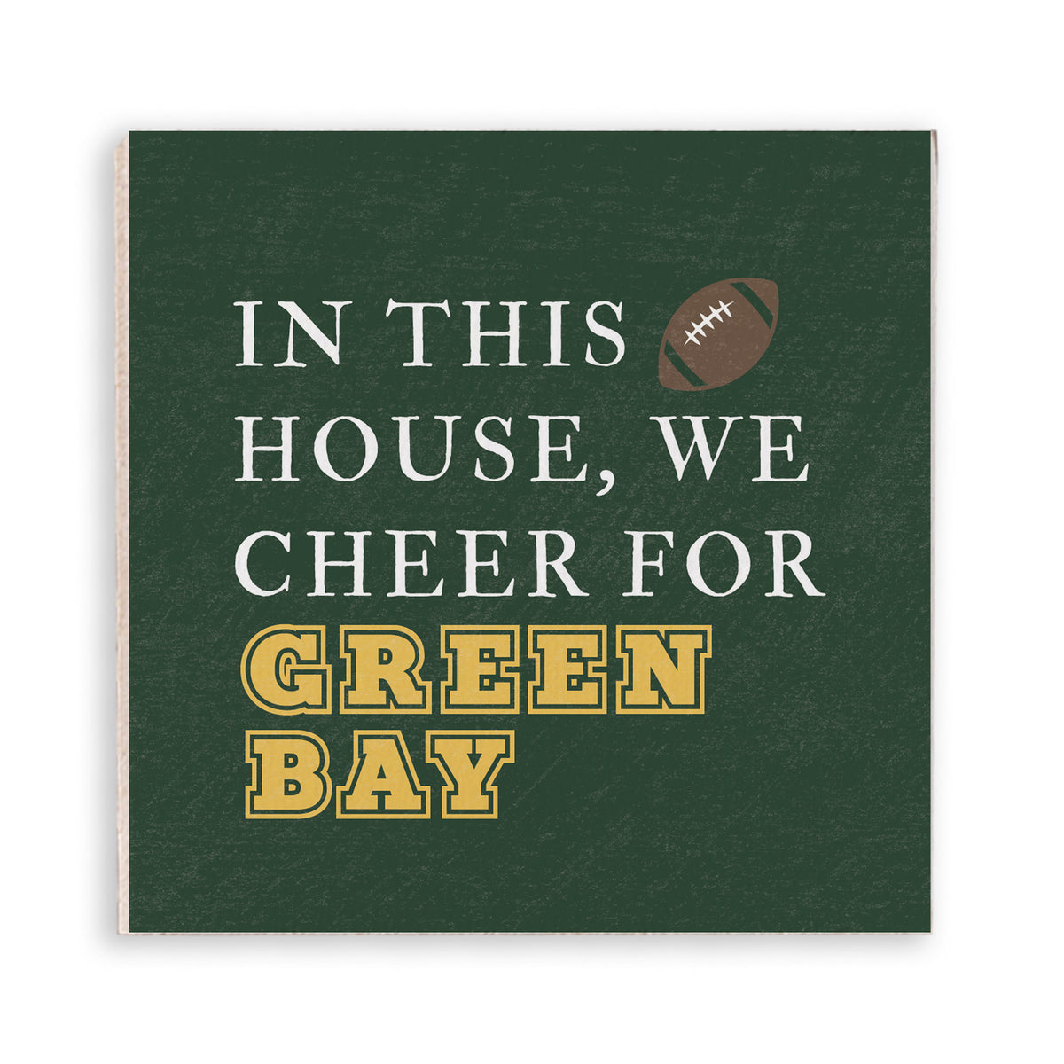 In This House We Cheer For Green Bay Magnet