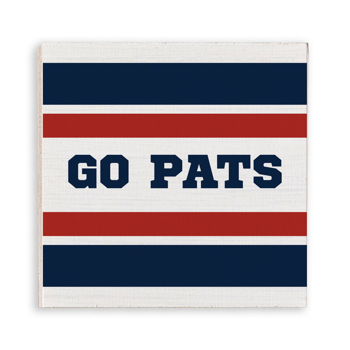 Go Pats Stripes Magnet
