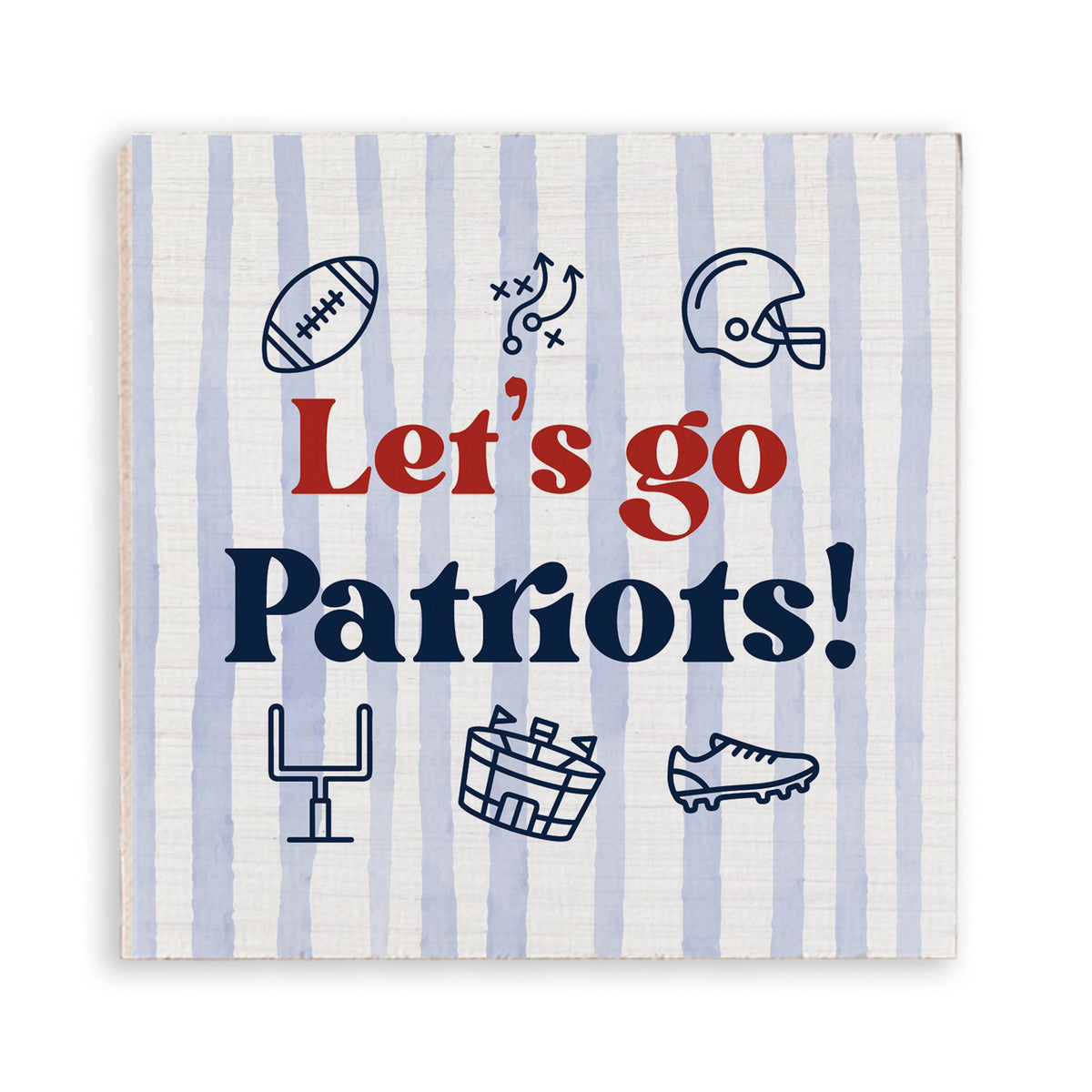 Let’S Go Patriots Icons Magnet