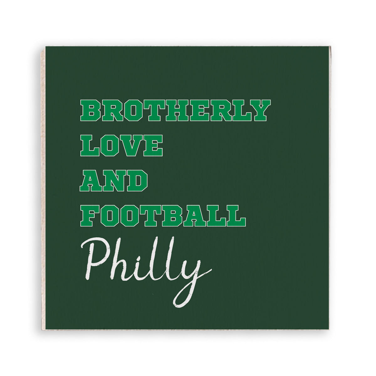 Brotherly Love And Football Philly Magnet