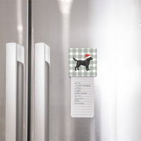 Black Lab Santa Hat Magnet
