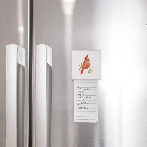 Northern Cardinal Wooden Magnet