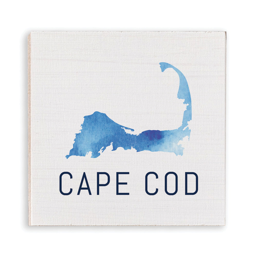 Watercolor Cape Cod Wooden Magnet