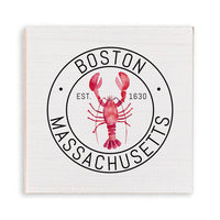 Boston  Lobster Wooden Magnet