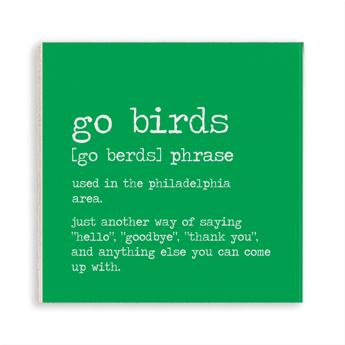 Philly Go Birds Definition Magnet