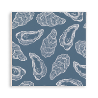 Repeating Oysters Wooden Magnet