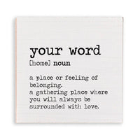 Home Personalized Wooden Magnet