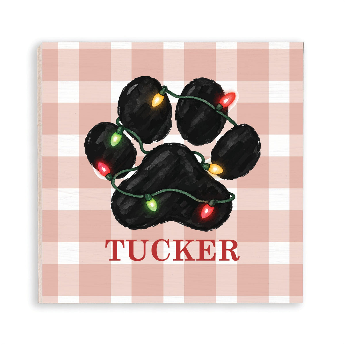 Paw Lights Personalized Magnet