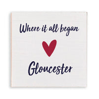 Where It All Began Heart Personalized Magnet