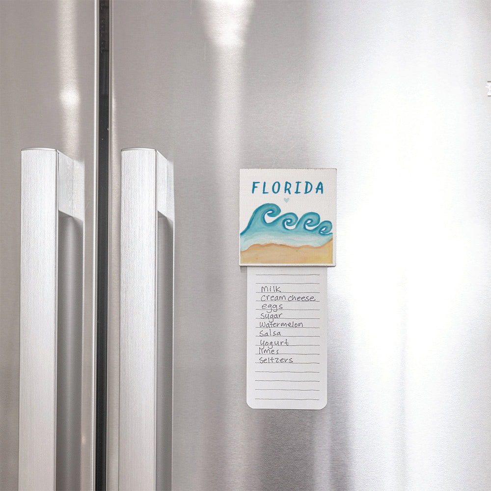 Personalized Meet Me At The Beach Waves Magnet