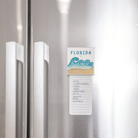 Personalized Meet Me At The Beach Waves Magnet