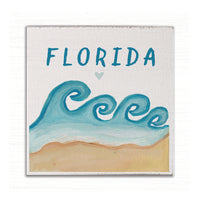 Personalized Meet Me At The Beach Waves Magnet