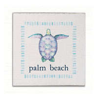 Personalized Blue Turtle Magnet