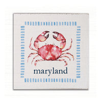 Personalized Pink Crab Magnet