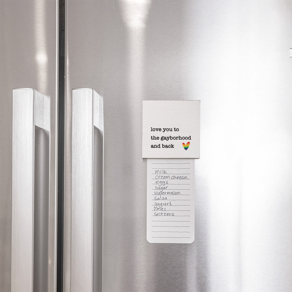 Love You To The Gayborhood And Back Personalized Magnet