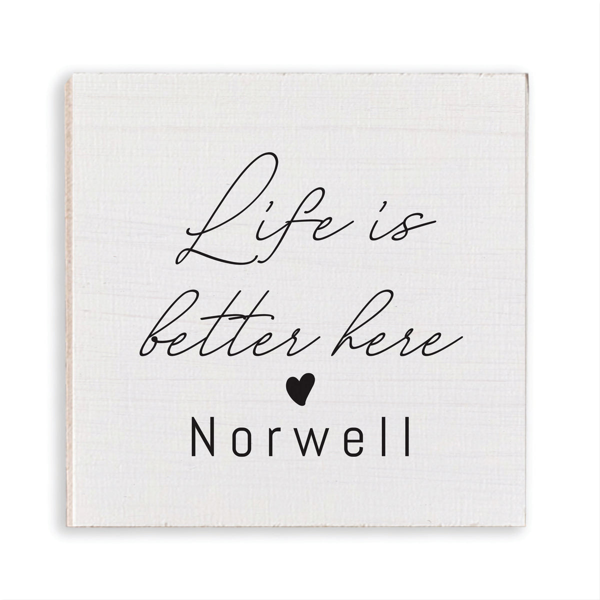 Life Is Better Here Personalized Magnet