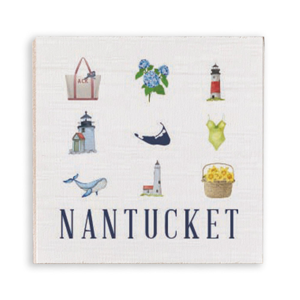 Nantucket Icon | Magnet | Rustic Marlin