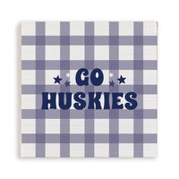 Go Huskies Purple White Magnet