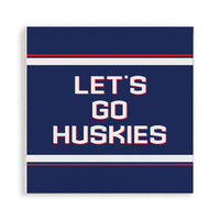 Let's Go Huskies Magnet