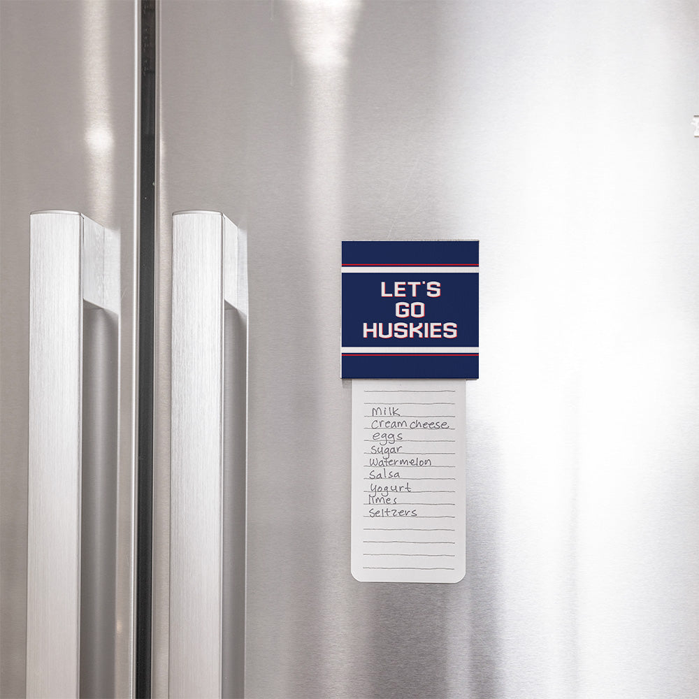 Let's Go Huskies Magnet