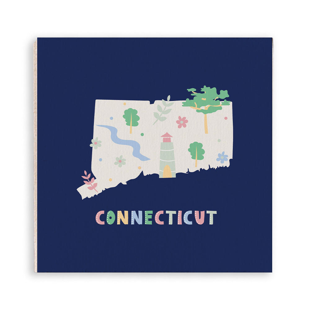 Connecticut State Icons Magnet