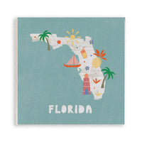 Florida State Icons Magnet