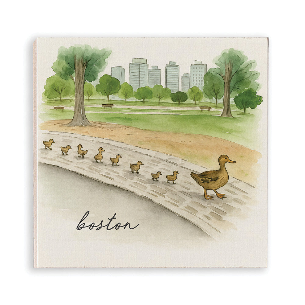 Duckling Boston Magnet