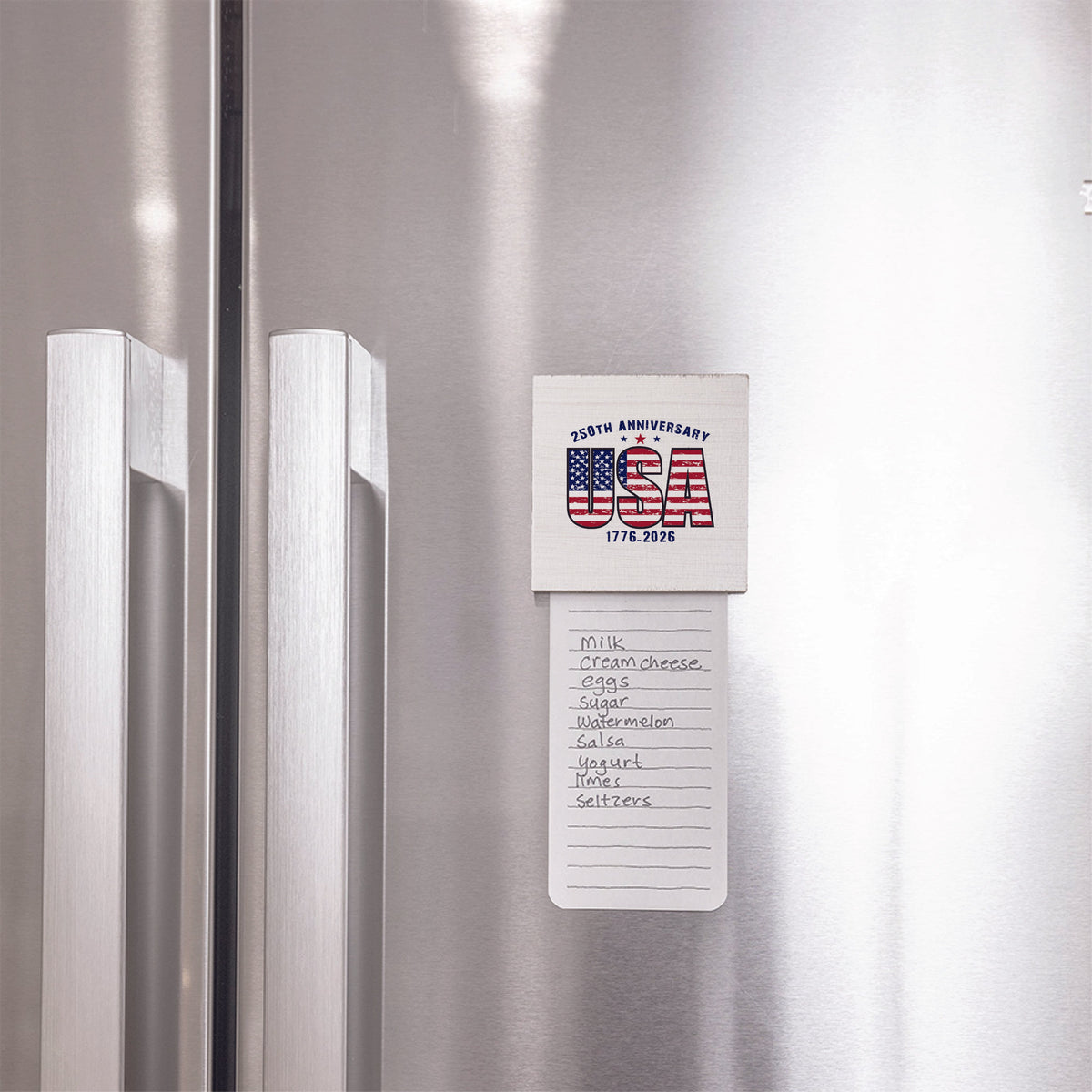 250th Anniversary USA Wooden Magnet