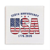 250th Anniversary USA Wooden Magnet