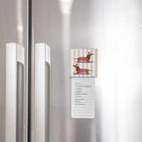 Skiing Pet Dog Magnet